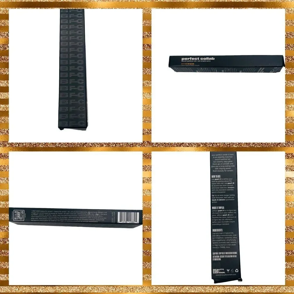 Beauty For Certain Perfect Collab Pencil Eyeliner Set in Navy & Bronze